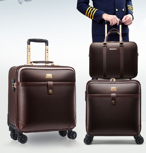 PVC luggage suitcase business boarding suitcase 28 inch travel s
